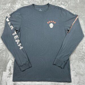 Roark Shirt Men's Medium Dark Gray Graphic T-shirt Surfing Climbing Skating Tee